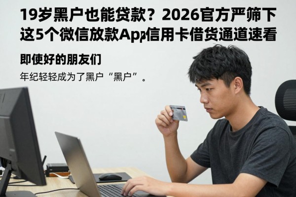 19岁黑户也能贷款?2026官方严筛下这5个微信放款App信用卡借钱通道速看