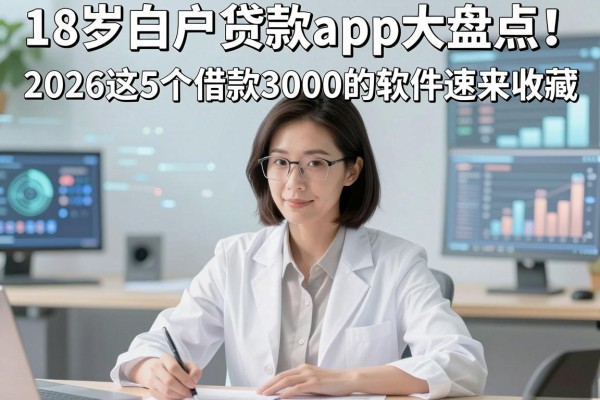 18岁白户贷款app大盘点!2026这5个借款3000的软件速来收藏