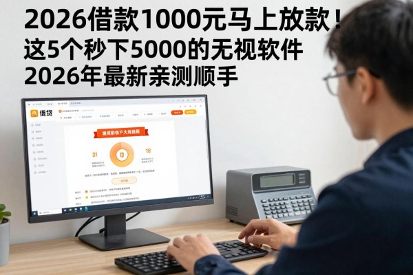 2026借款1000元马上放款!这5个秒下5000的无视软件,2026年最新亲测顺手