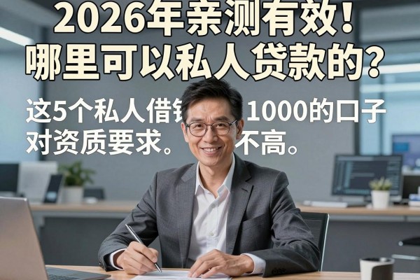 2026年亲测有效!哪里可以私人贷款的?这5个私人借钱1000的口子对资质要求不高