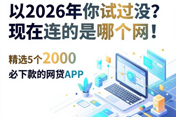 2026年你试过没？现在连的是哪个网！精选5个借款2000必下款的网贷APP