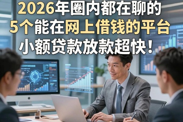 2026年圈内都在聊的5个能在网上借钱的平台,小额贷款放款超快!