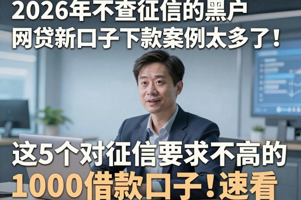 2026年不查征信的黑户网贷新口子下款案例太多了!这5个对征信要求不高的1000借款口子速看