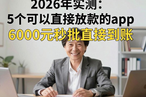 2026年实测:5个可以直接放款的app,6000元秒批直接到账!