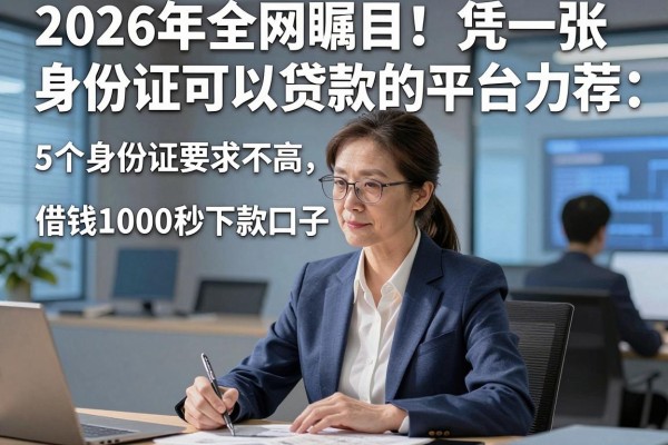 2026年全网瞩目！凭一张身份证可以贷款的平台力荐：5个身份证要求不高、借钱1000秒下款口子