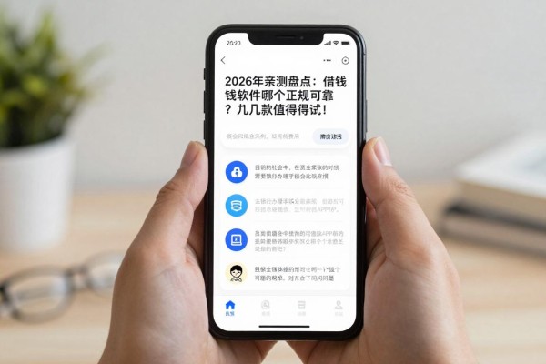 2026年亲测盘点：借钱软件哪个正规可靠？这几款值得一试！