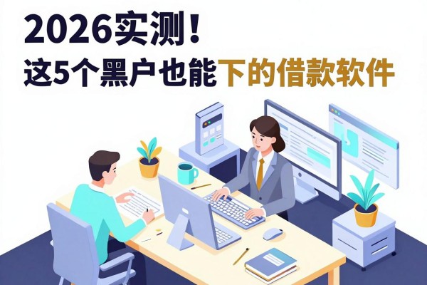 2026实测!这5个黑户也能下的借款软件,正规靠谱口子相当多