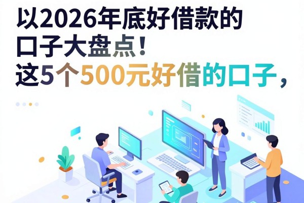 2026年底好借款的口子大盘点!这5个500元好借的口子,急用钱必看