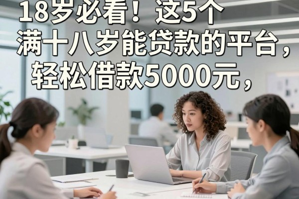 18岁必看!这5个满十八岁能贷款的平台,轻松借款5000元