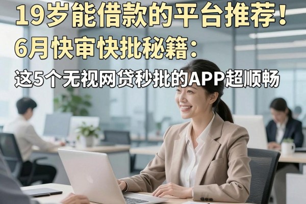 19岁能借款的平台推荐！6月快审快批秘籍：这5个无视网贷秒批的APP超顺畅