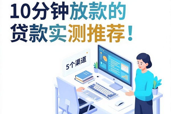 10分钟放款的贷款实测推荐!这5个渠道必试