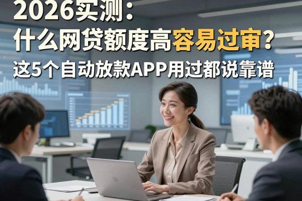2026实测：什么网贷额度高容易过审？这5个自动放款APP用过都说靠谱！