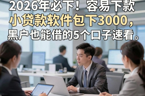 2026年必下！容易下款小贷款软件包下3000，黑户也能借的5个口子速看！