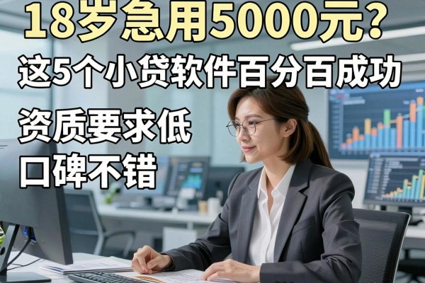 18岁急用5000元?这5个小贷软件百分百成功、资质要求低且口碑不错