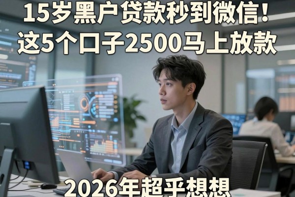 15岁黑户贷款秒到微信!这5个口子2500马上放款,2026年超乎想象!