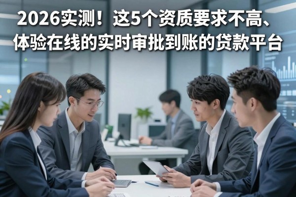 2026实测!这5个资质要求不高、体验在线的实时审批到账的贷款平台