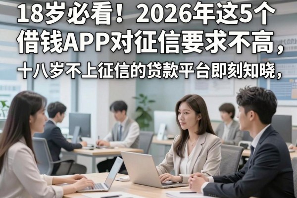 18岁必看!2026年这5个借钱APP对征信要求不高,十八岁不上征信的贷款平台即刻知晓