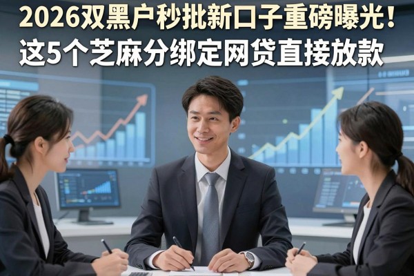 2026双黑户秒批新口子重磅曝光!这5个芝麻分绑定网贷直接放款