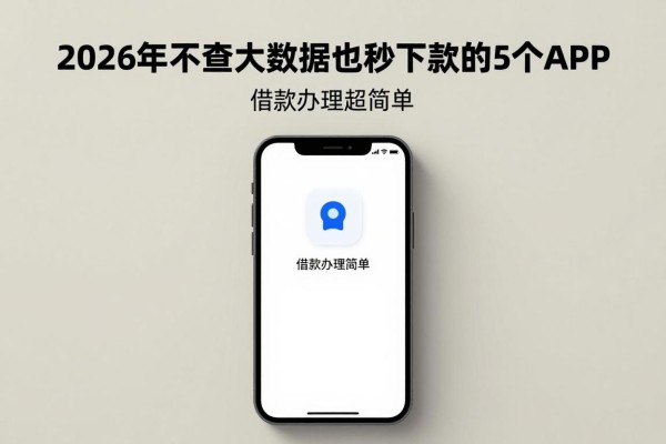 2026年不查大数据也能秒下款的5个APP，借款办理超简单