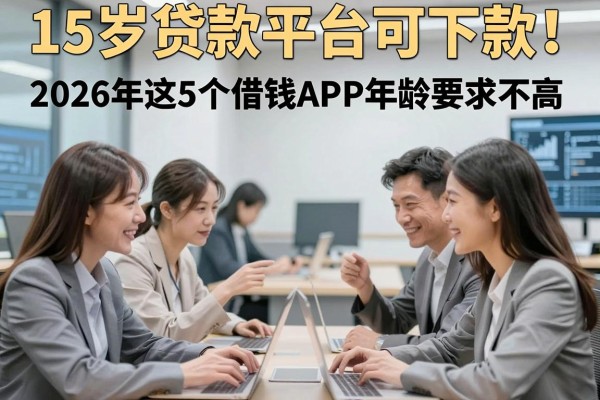 15岁贷款平台可下款!2026年这5个借钱APP年龄要求不高,15岁也能申请