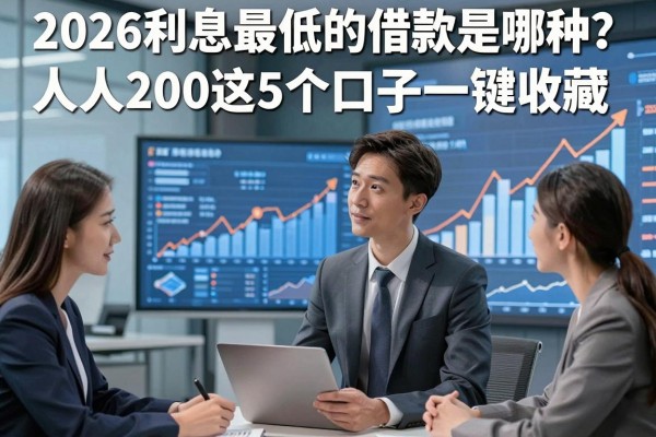 2026利息最低的借款是哪种?人人2000这5个口子一键收藏!