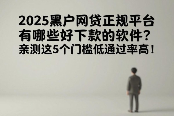 2025黑户网贷正规平台有哪些好下款的软件？亲测这5个门槛低通过率高！