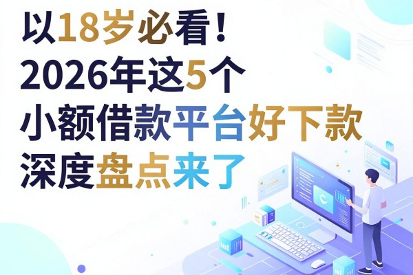 18岁必看!2026年这5个小额借款平台好下款,深度盘点来了