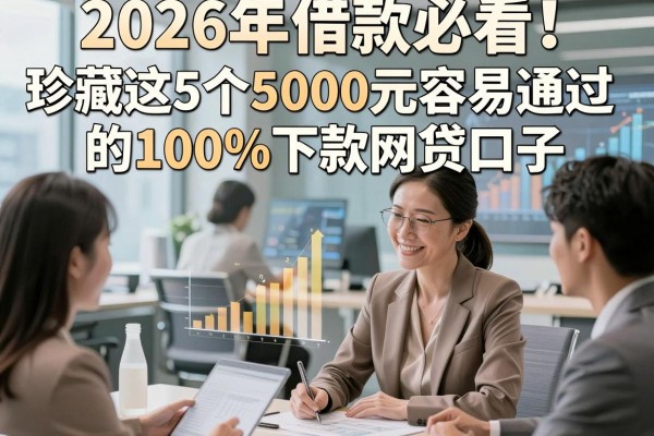2026年借款必看！珍藏这5个5000元容易通过的100%下款网贷口子
