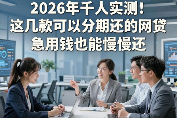 2026年千人实测！这几款可以分期还的网贷，急用钱也能慢慢还！