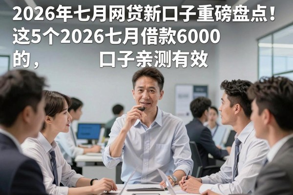 2026年七月网贷新口子重磅盘点！这5个2026七月借款6000的口子亲测有效
