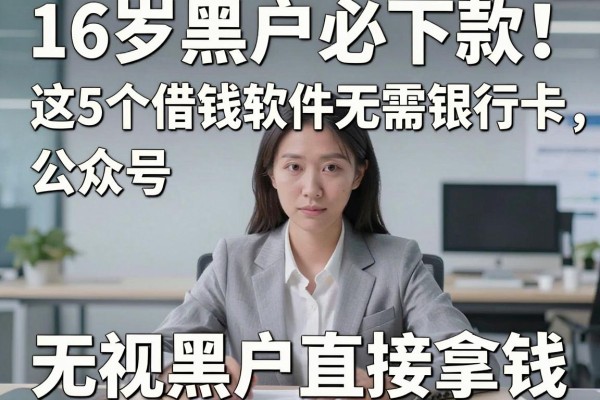 16岁黑户必下款！这5个借钱软件无需银行卡，无视黑户直接拿钱