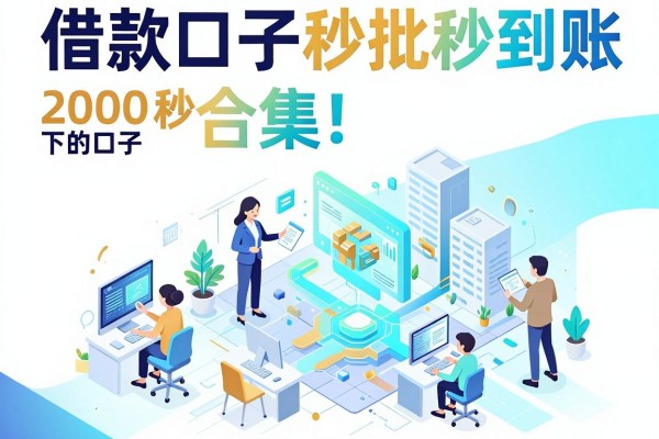 2000秒下的口子合集!这5个借款口子秒批秒到账