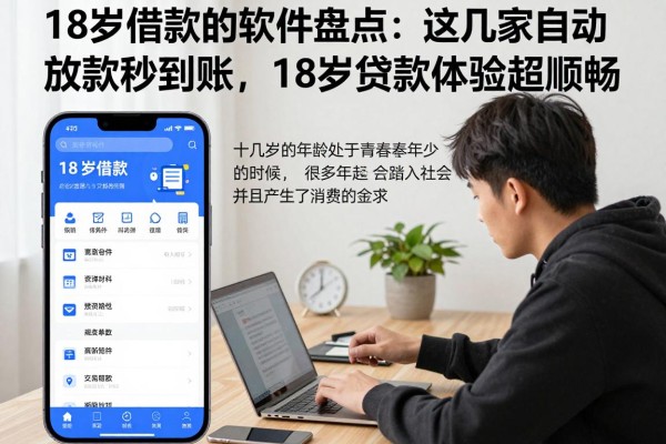 18岁借款的软件盘点:这几家自动放款秒到账,18岁贷款体验超顺畅