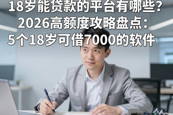 18岁能贷款的平台有哪些？2026高额度攻略盘点：5个18岁可借7000的软件