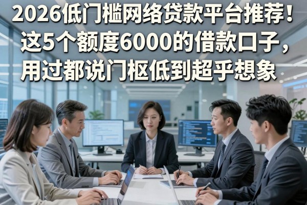 2026低门槛网络贷款平台推荐!这5个额度6000的借款口子,用过都说门槛低到超乎想象