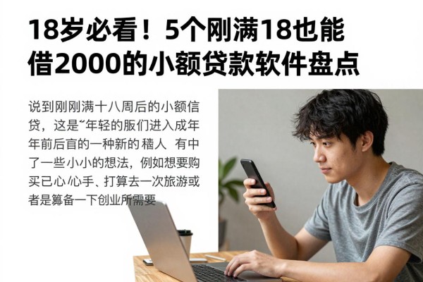 18岁必看!5个刚满18也能借2000的小额贷款软件盘点