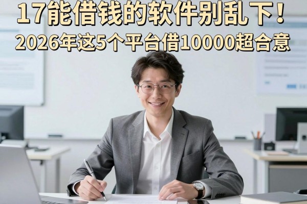 17能借钱的软件别乱下!2026年这5个平台借10000超合意,多数人还不知道