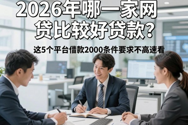 2026年哪一家网贷比较好贷款？这5个平台借款2000条件要求不高速看