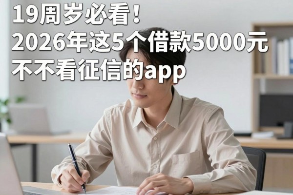 19周岁必看!2026年这5个借款5000元不看征信的app,贷款容易通过速来了解