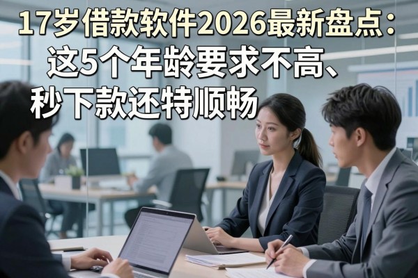 17岁借款软件2026最新盘点:这5个年龄要求不高、秒下款还特顺畅