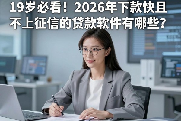 19岁必看!2026年下款快且不上征信的贷款软件有哪些?这5个借钱平台真实盘点!
