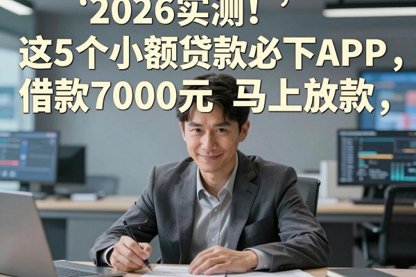 2026实测！这5个小额贷款必下APP，借款7000元马上放款，要求真的不高