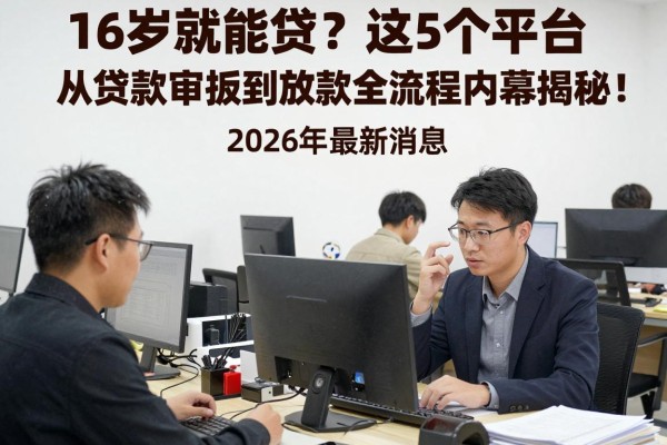 16岁就能贷？这5个平台从贷款审批到放款全流程内幕揭秘！2026年最新消息