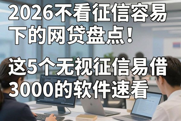 2026不看征信容易下的网贷盘点！这5个无视征信易借3000的软件速看