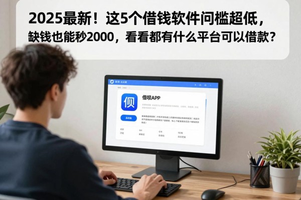 2025最新！这5个借钱软件门槛超低，缺钱也能秒借2000，看看都有什么平台可以借款？