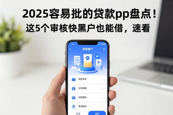 2025容易批的贷款app盘点！这5个审核快黑户也能借，速看