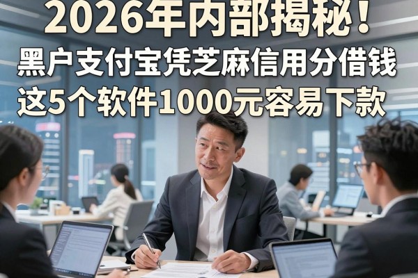 2026年内部揭秘!黑户支付宝凭芝麻信用分借钱,这5个软件1000元容易下款