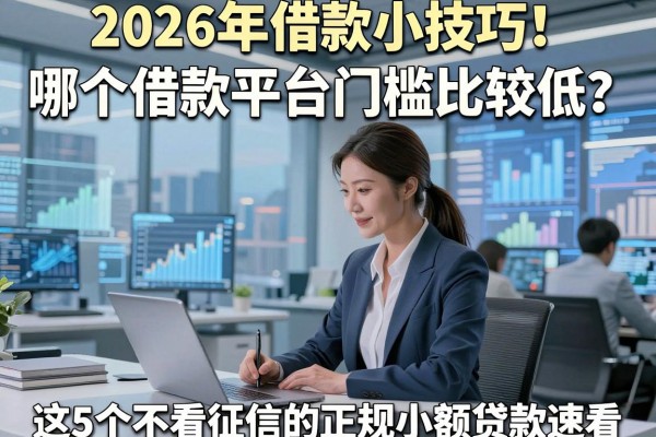 2026年借款小技巧!哪个借款平台门槛比较低?这5个不看征信的正规小额贷款速看