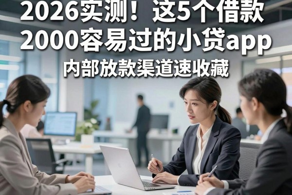 2026实测!这5个借款2000容易过的小贷app,内部放款渠道速收藏