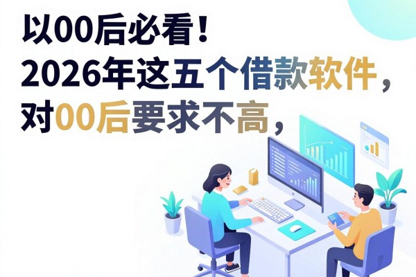 00后必看!2026年这五个借款软件对00后要求不高,网贷哪个好通过秒懂